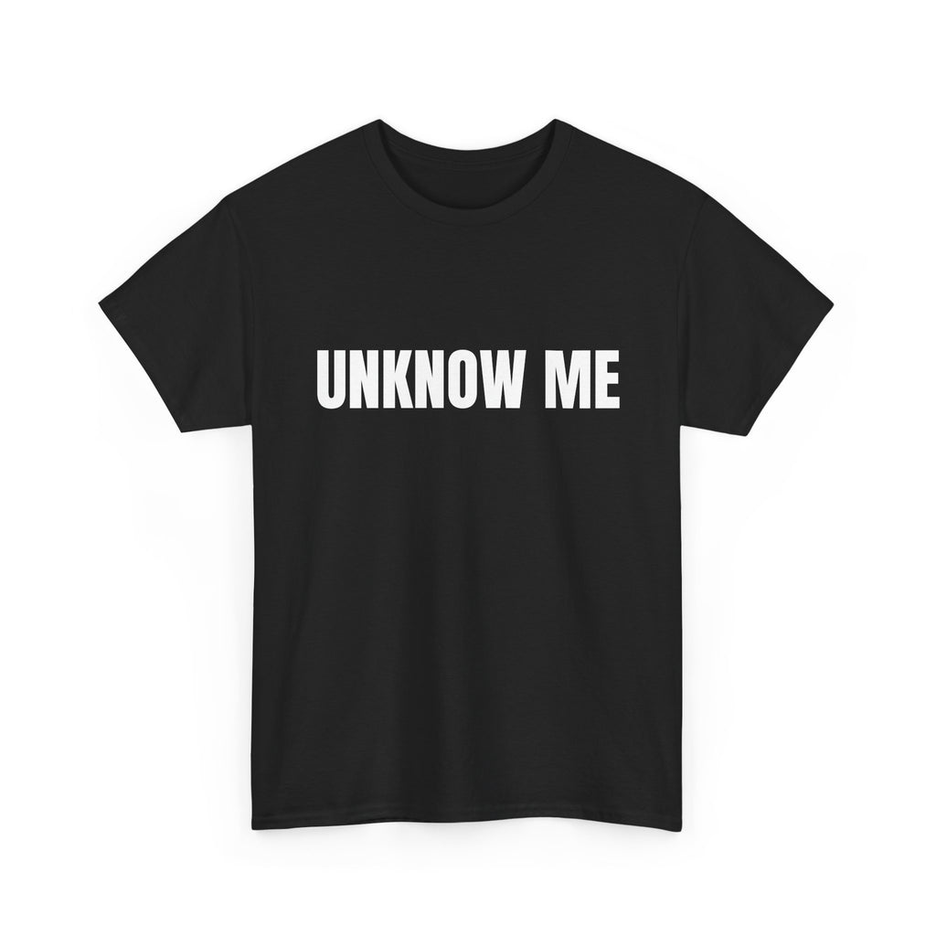 Unknow Me Graphic Minimalist  T-Shirt