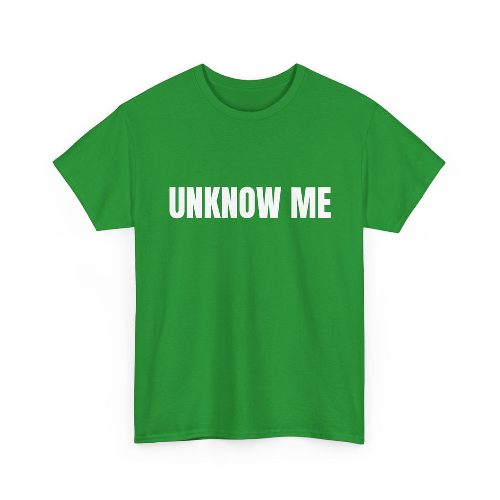 Unknow Me Graphic Minimalist  T-Shirt