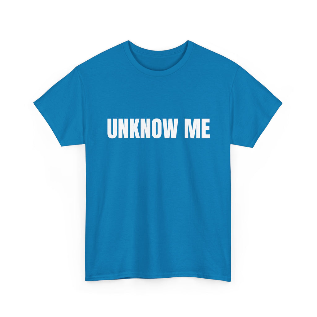 Unknow Me Graphic Minimalist  T-Shirt