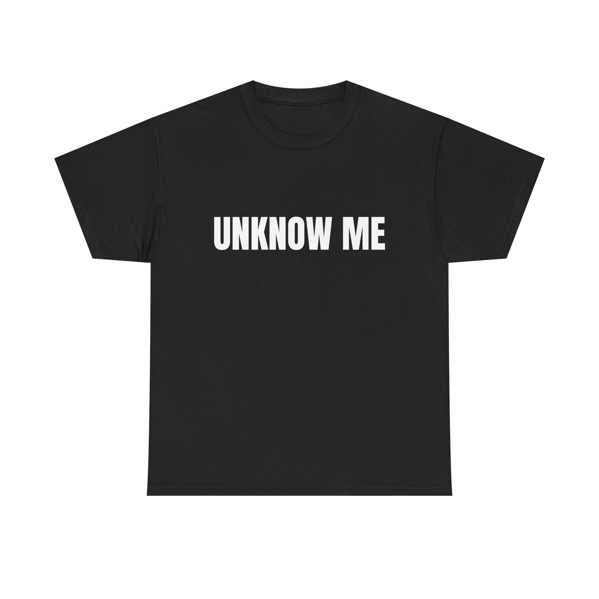 Unknow Me Graphic Minimalist  T-Shirt